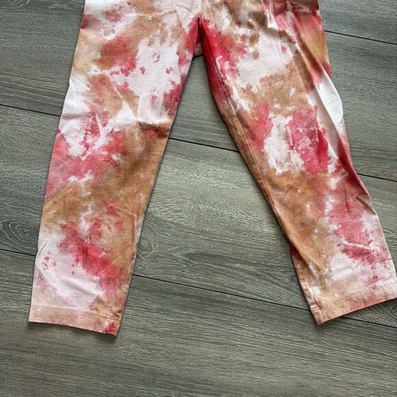 SM192 Xcvi cropped multicolored tie dye leggings - Picture 3 of 7